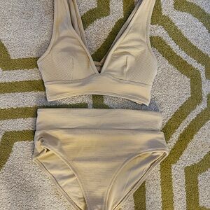 Textured Bikini Set